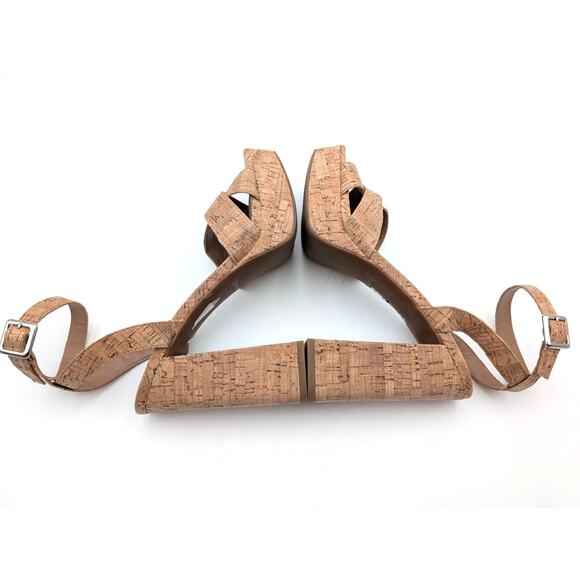 Abound Tenille Platform Ankle Strap Sandal Women's Natural Cork Size US10M - Picture 6 of 10